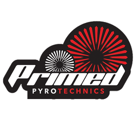 Primed Pyrotechnics Fireworks Logo