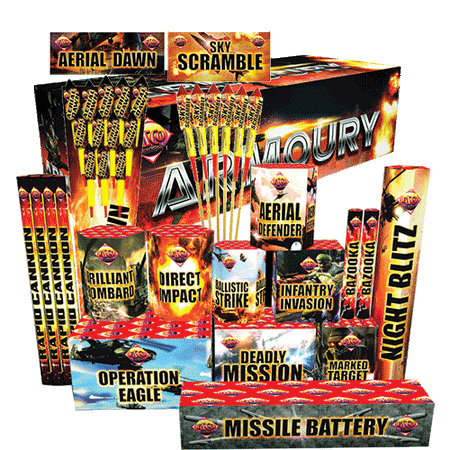 Click to view our extensive range of home delivery fireworks display kits