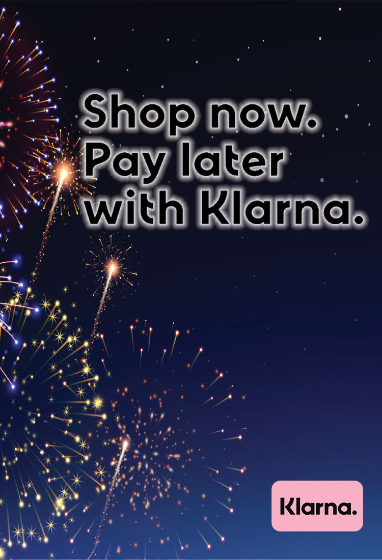 Shop online fireworks now and pay later with Klarna