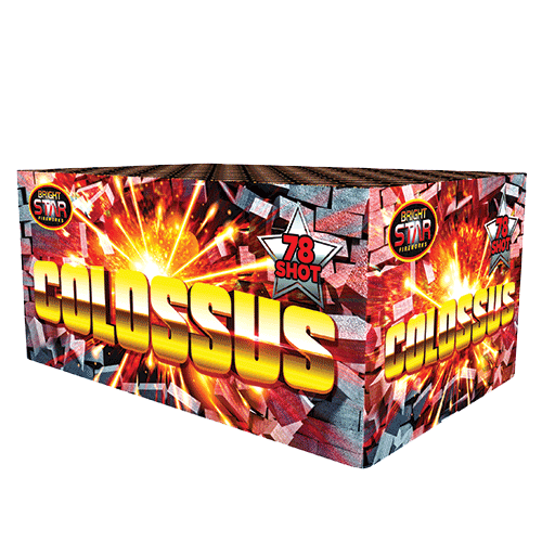 Colossus 78 Shot Barrage Fireworks from Home Delivery Fireworks