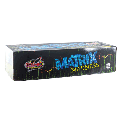 Matrix Madness 208 Shot Full Display Barrage Fireworks from Home Delivery Fireworks