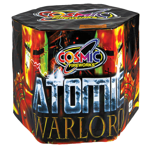 Atomic Warlord 61 Shot Barrage Fireworks Display Kit from Home Delivery Fireworks