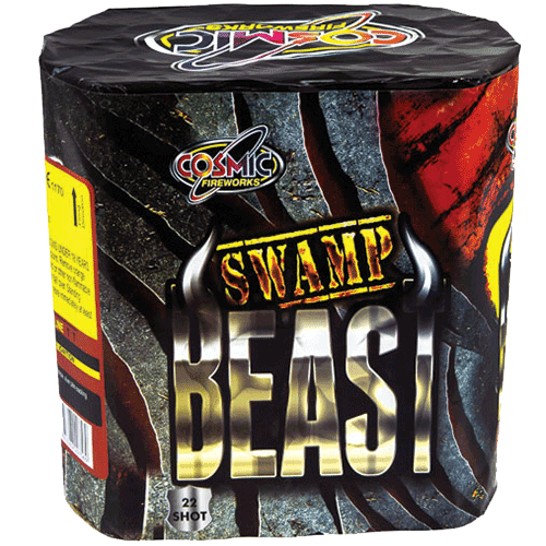 Swamp Beast 22 Shot Barrage Fireworks from Home Delivery Fireworks