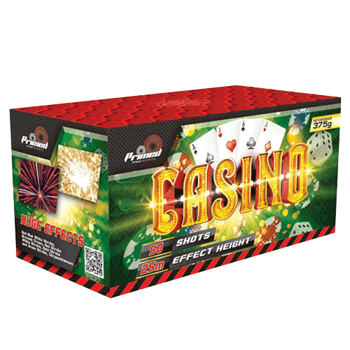 Casino 50 Shot Barrage Fireworks from Home Delivery Fireworks