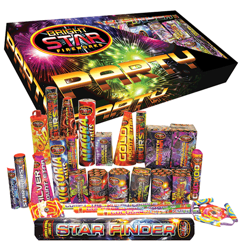 Fire Works Gift Party 27pce Selection Box | Home Delivery Fireworks
