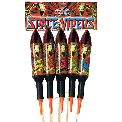 Space Vipers 5pce Double Burst Rocket Pack