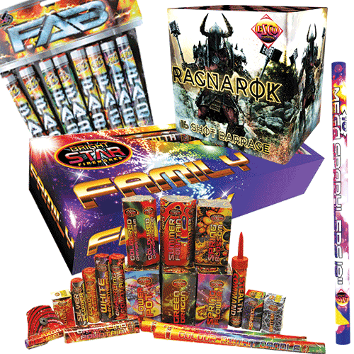 Family Firework Bundle - 37pce