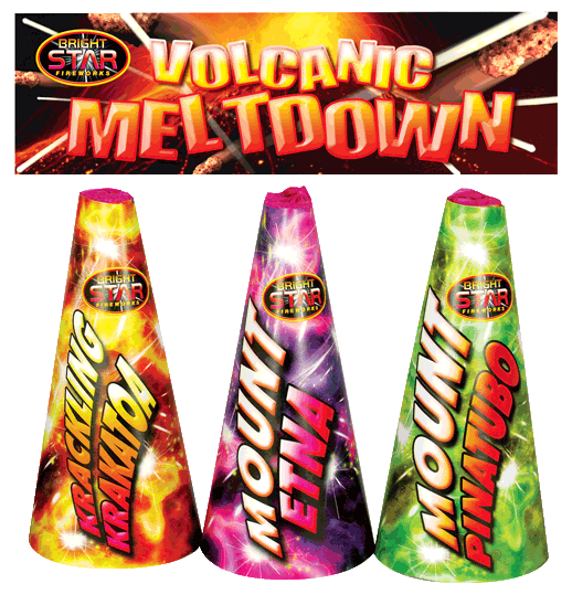 Volcanic Meltdown 3pce Fountain Pack