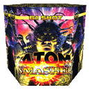 Atom Smasher 61 Shot Barrage Fireworks Display from Home Delivery Fireworks