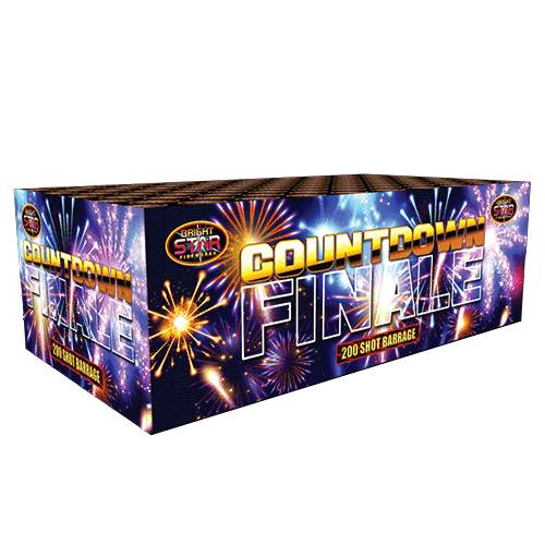 Countdown Finale 200 Shot Barrage | Home Delivery Fireworks | Home 