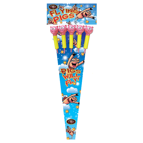 Flying Pigs Rocket Fireworks Pack from Home Delivery Fireworks