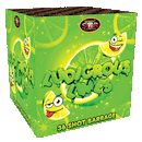 Ludicrous Limes 36 Shot Barrage Fireworks from Home Delivery Fireworks