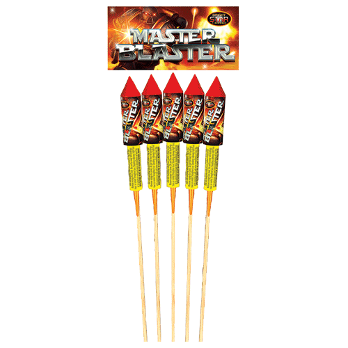 Master Blaster 5pce Rocket Pack from Home Delivery Fireworks