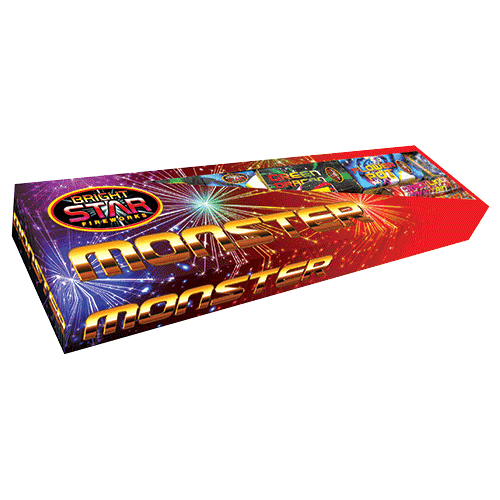 Monster Fireworks Selection Box 2026: Low Noise, Home Delivery
