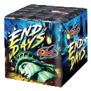 End of Days 56 Shot Barrage Fireworks from Home Delivery Fireworks