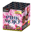 Pink Mojo 25 Shot Gender Reveal Barrage Fireworks from Home Delivery Fireworks