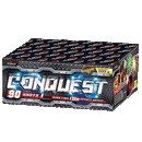 Conquest 90 Shot Barrage Fireworks from Home Delivery Fireworks