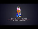 Electro Surge 13" Conic Fountain from Home Delivery Fireworks