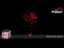 Pink Mojo 25 Shot Gender Reveal Barrage Fireworks from Home Delivery Fireworks